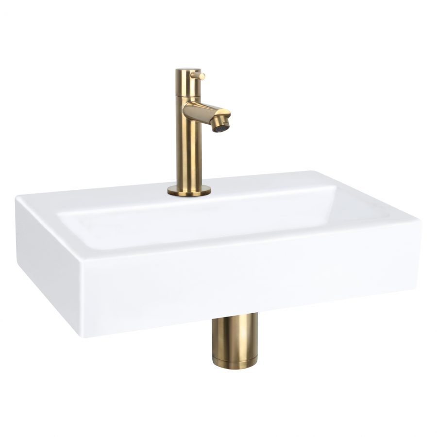 Flat Small fontein - Keramiek wit