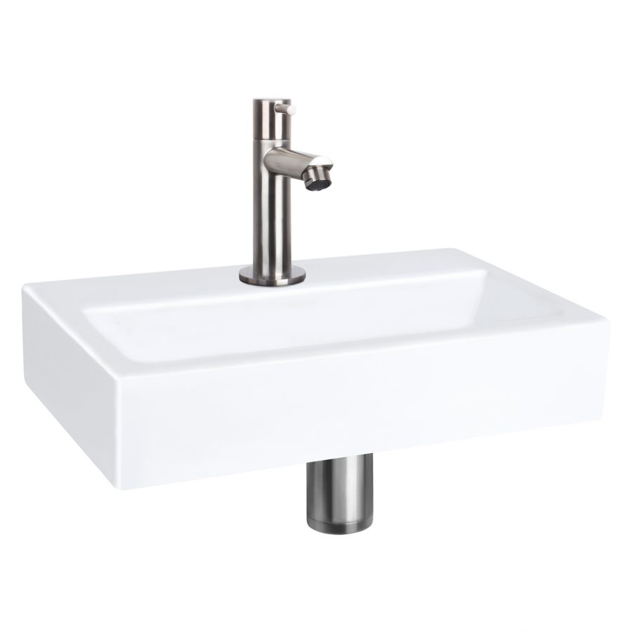 Flat Small fontein - Keramiek wit