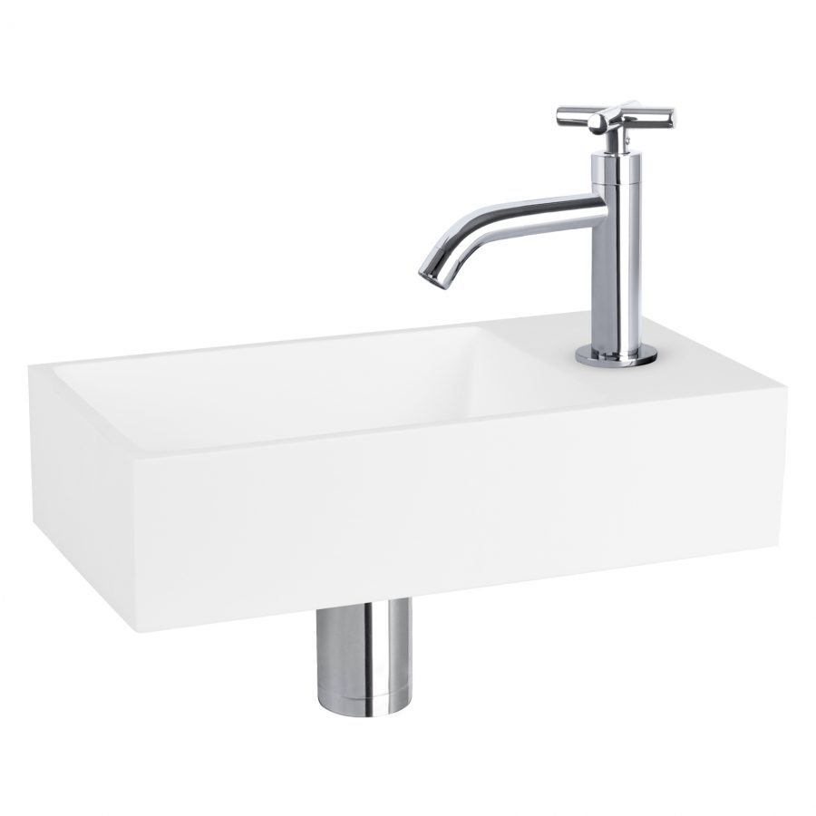 solid-fonteinset-solid-surface-kraan-kruis-chroom