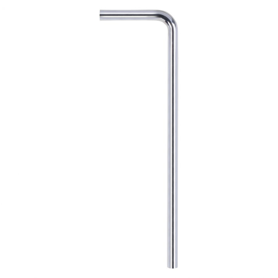 Vloerbuis - diameter 32 mm - 75 cm x 22 cm - Chroom