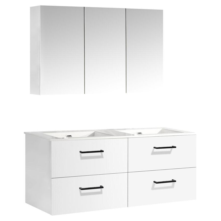 Differnz Hilde meubelset - MDF - hoogglans wit